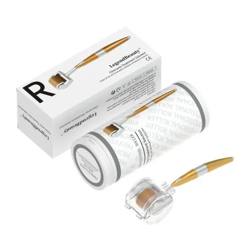 Image de Derma Roller 192 Points en Titane - Soins de Peau Pro