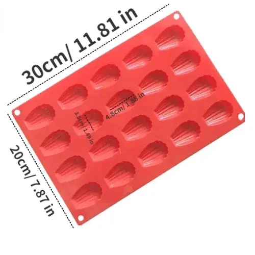 Image de Moule à Madeleine Silicone - Mini Gâteau Facile