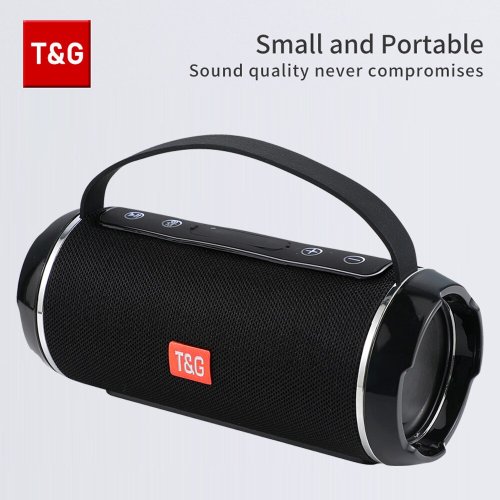 Zdjęcie Głośnik Bluetooth TG116c TWS bezprzewodowy potężny pojemnik przenośny zewnętrzne głośniki wodoodporny Subwoofer 3D dźwięk radia połączenie bezprzewodowe