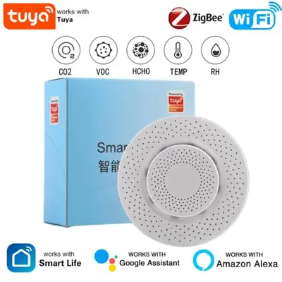 Image de Capteur d'Air Intelligent Tuya - CO2, Température, Humidité & Formaldéhyde