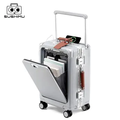 Image de Valise à Roulettes 20-24 Pouces - Ouverture Frontale & Légère