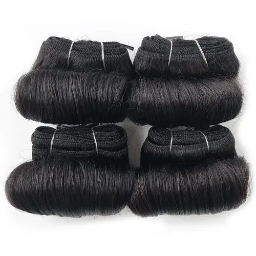 Image de Extensions Cheveux Bouclés Afro Brésiliens 100% Naturels - Lot de 4