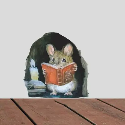 Image de Autocollants Muraux Souris Dessin Animé - Déco Chambre Enfants