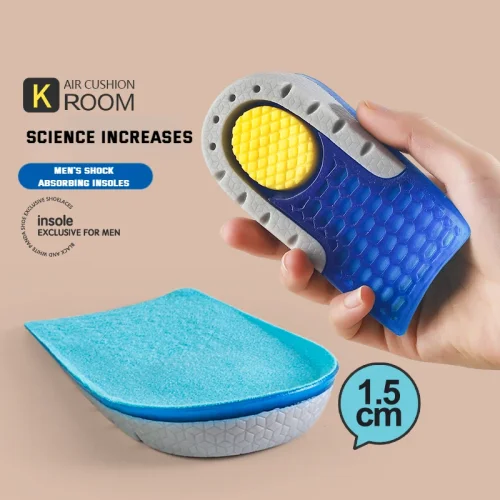 Imagen de Plantilla de Gel para zapatos para pies, plantillas invisibles de silicona para aumentar la altura, ...