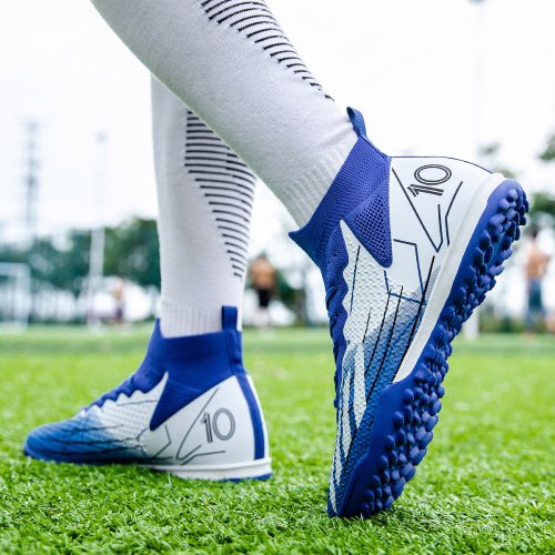 Immagine di Nuove Scarpe da Calcio con Tacchetti a Punta Corta per Uomo e Donna – Scarpe Sportive da Allenamento Professionali per Gioco Universale