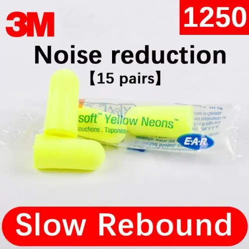 Image de Bouchons d'oreilles anti-bruit 3M - Lot de 15 paires