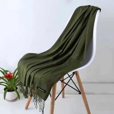 Image de Écharpe Cachemire Luxueuse - Châle Hiver Chauffant pour Femme & Homme