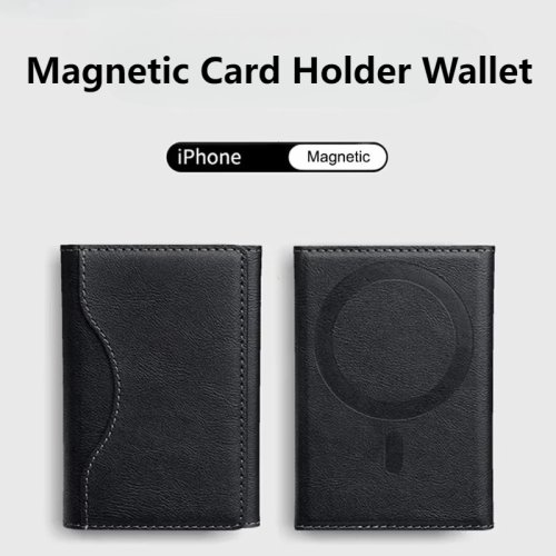 Zdjęcie Elegancki Portfel Magnetyczny z Etui na Telefon i Karty – Idealny dla iPhone