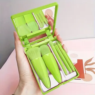 Kit de Pinceaux de Maquillage Portable 5 Pièces