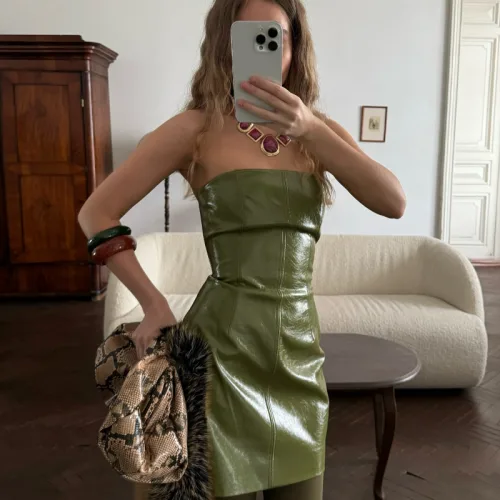 Groene jurk