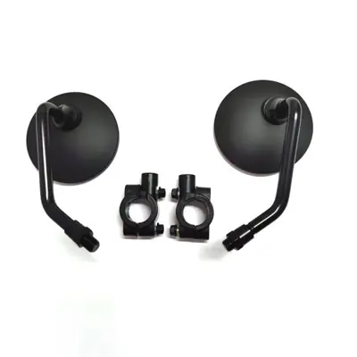 Image de Rétroviseurs Moto Rétro ABS 7-8 Pouces - Universel pour Vespa, Yamaha XMAX