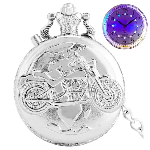 Silver with LED