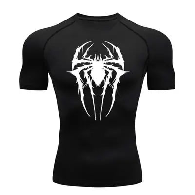 Image de Chemise de Compression Spider Graphique pour Hommes