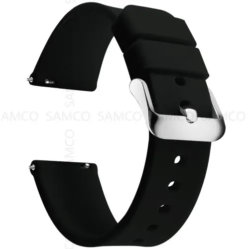 Image de Bracelets de Montre en Silicone Rapide & Souple