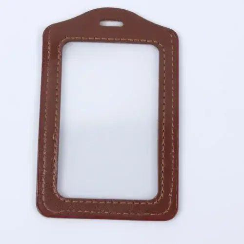 Image de Porte-Cartes en Cuir PU Transparent - Élégant & Pratique