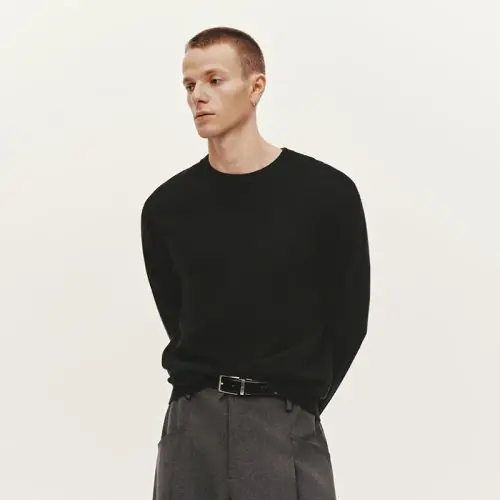 Image de Pull Homme Cachemire Hiver - Chaud & Antibactérien