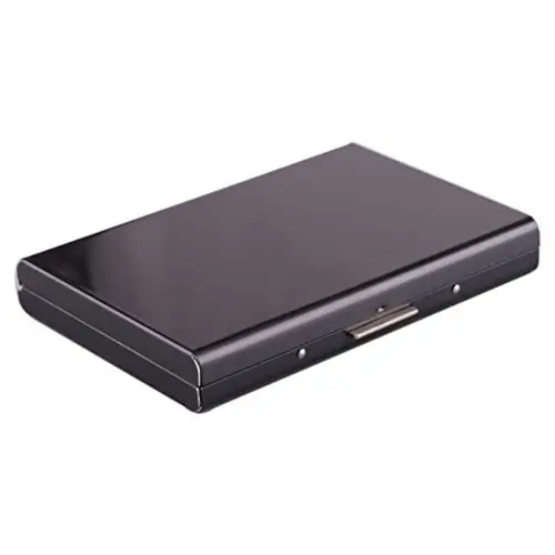 Image de Portefeuille Anti-RFID Ultra Mince en Aluminium