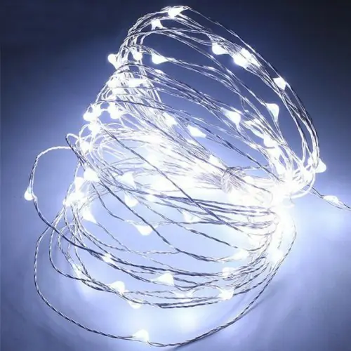 Image de Guirlande LED Cuivre Élégante - Décoration Lumineuse pour Noël et Fêtes