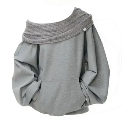 Image de Sweat-shirt Patchwork Harajuku Y2K Femme