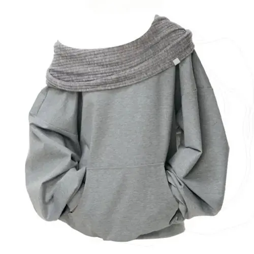 Image de Sweat-shirt Patchwork Harajuku Y2K Femme