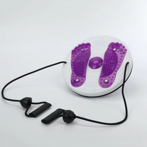 Immagine di Disco di Torsione per la Vita con Massaggio ai Piedi – Attrezzo Portatile per Fitness e Rilassamento Magnetico