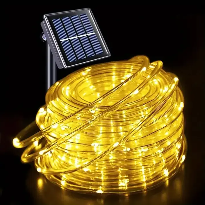 Image de Lumières LED Extérieures - Chaîne Lumineuse pour Jardin et Fêtes