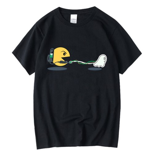 Afbeelding van Zomerse Casual Heren T-Shirt van 100% Katoen met Grappig Ontwerp, Losse O-Hals, Korte Mouw, Comfortabele Mannelijke Top
