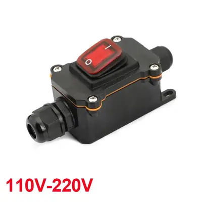 Image de Cordon d'alimentation étanche IP67 110V/220V - Interrupteur marin 20A