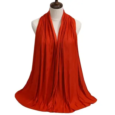 Image de Hijab en Jersey Doux - Châle Long Uni 170x60cm