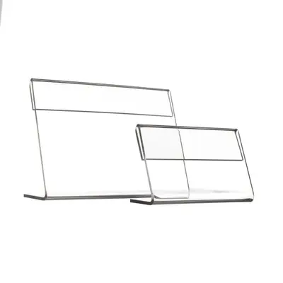 Image de Support Étiquettes Prix Acrylique - Présentoir Table