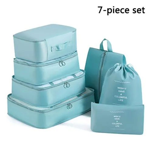 7pcs conjunto azul
