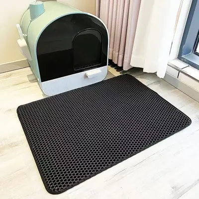 Tapis de Litière Chat XXL Étanche & Lavable