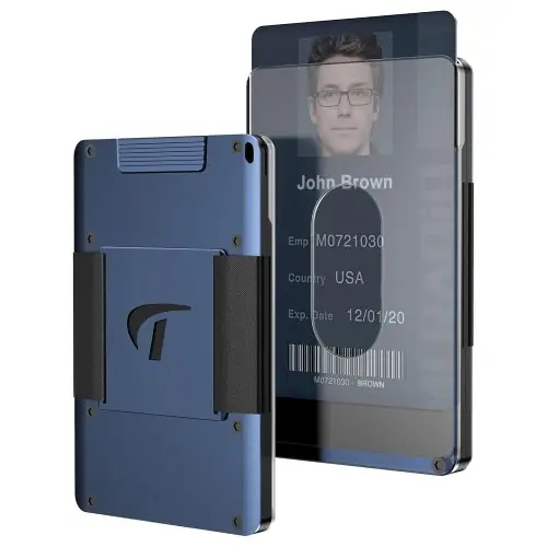 Image de Portefeuille Minimaliste Homme en Aluminium