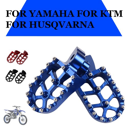 Bild von Motorrad CNC Fußrasten Fußrasten Pedale Fußstütze Für Yamaha YZ 65 85 125 250 125X250X250FX 450FX WR 250F 450F YZF WRF 250 450