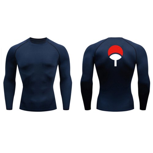 Marineblauw lang sleeve 1