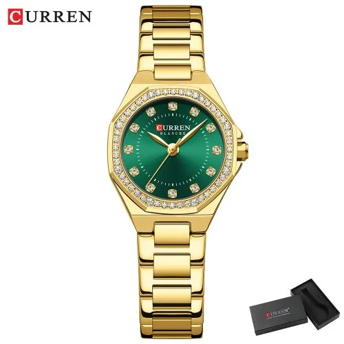 Gold green box
