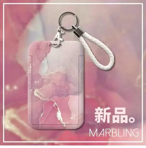 Image de Étui Carte Marbre Créatif - Pratique & Stylish