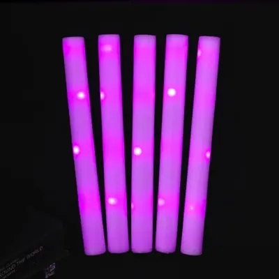 Image de Bâtons LED Lumineux RGB - 30 Pièces pour Fêtes et Événements