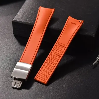 Image de Bracelet de Montre en Caoutchouc Incurvé 20mm/22mm - CTS FKM