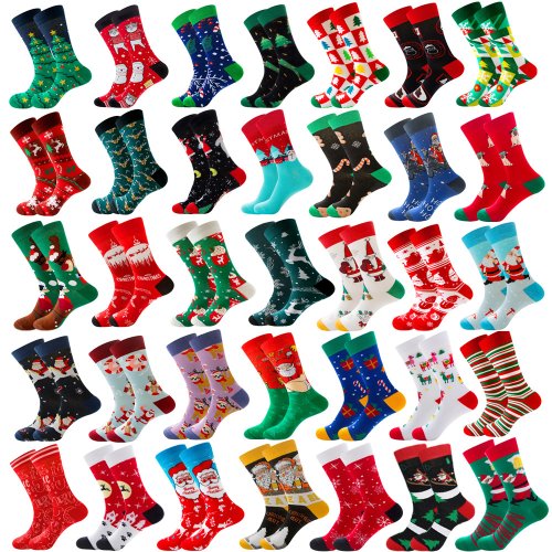 Imagen de Calcetines Navideños para Hombre - Diseño Divertido y Cómodo