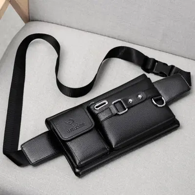 Image de Sac Bandoulière Homme Cuir PU - Élégant & Pratique