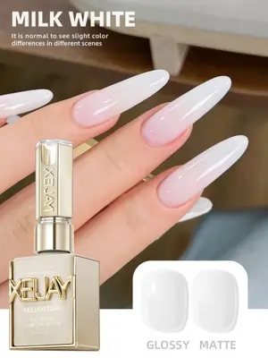 Vernis Gel Blanc Laiteux 15ml - Semi-Permanent UV/LED