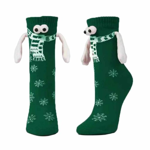 Image de Chaussettes de Noël Magnétiques pour Couples