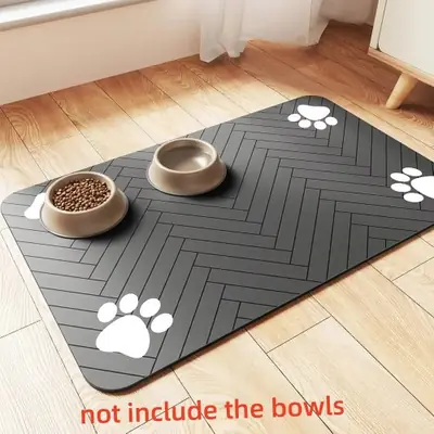 Tapis Alimentaire Imperméable pour Chiens et Chats