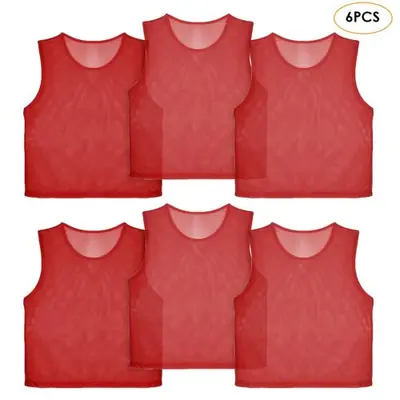 Image de Gilets de Football pour Enfants et Adultes - Lot de 6 à 12 Pièces