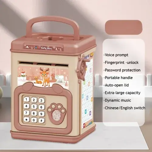Image de Tirelire Électronique avec Empreinte Digitale