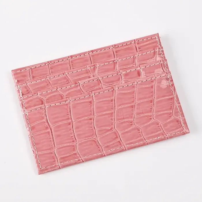 Image de Portefeuille Mince en Cuir PU pour Femme