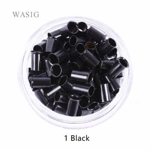 Image de Micro Anneaux Cuivre pour Extensions de Cheveux