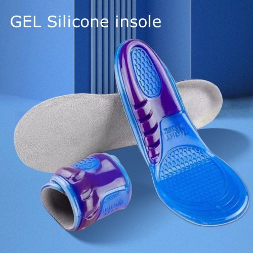 Image de Semelles Orthopédiques en Gel Silicone - Confort & Soutien Plantaire