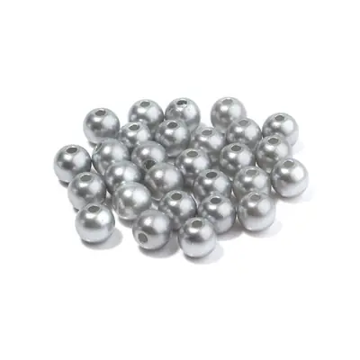 Image de Perles Acrylique Rondes avec Trou - 5000 Pièces